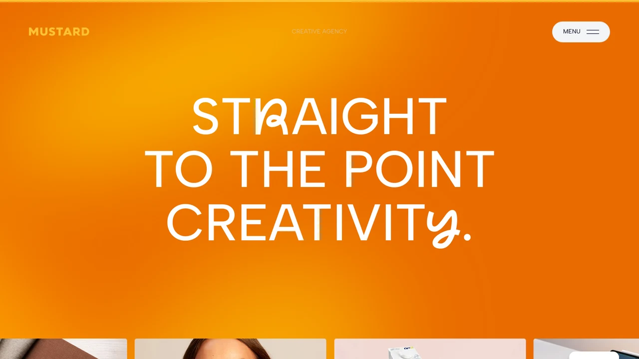 Screenshot del sito web di Mustard